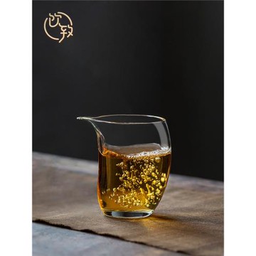 飲致加厚玻璃公道杯家用日式功夫茶具透明分茶器耐高溫茶海勻杯