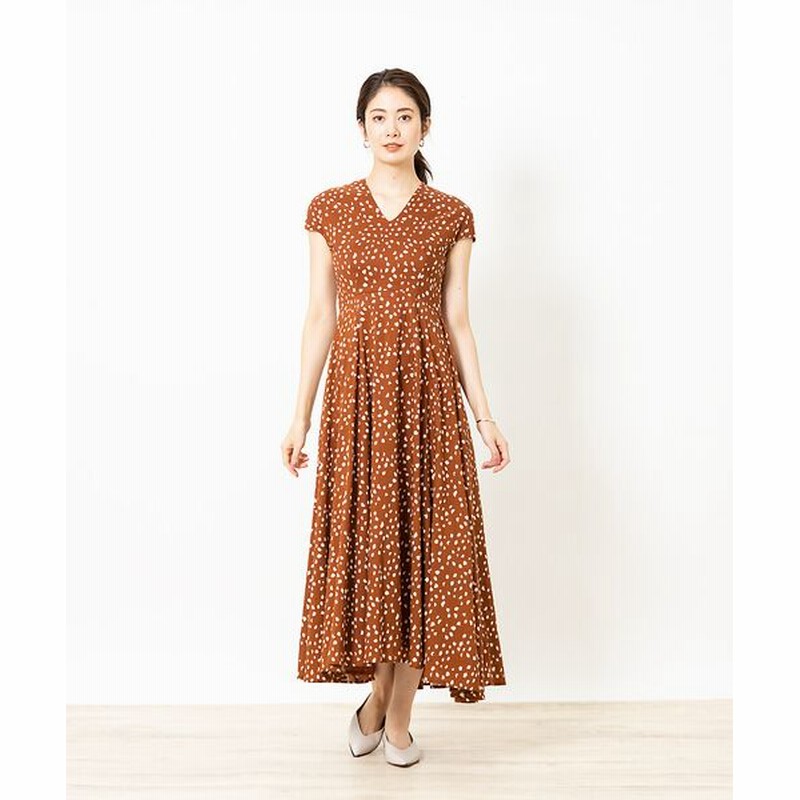 新品未使用】MARIHA 春の月のドレス レオパードドット ワンピース-