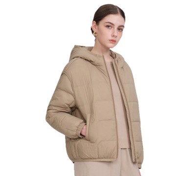 女加厚保暖羽絨外套羽絨衣女90%白鴨絨【21-25-8896-25】ibella 艾貝拉