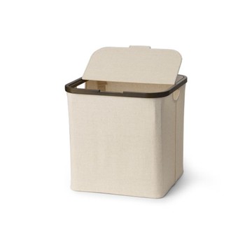 GUDEE AKORE加蓋收納籃正方形 棉殼白