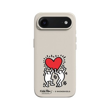 iPhone Air SolidX 貝殼灰 - Keith Haring - 愛心