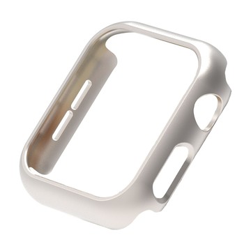 RORENTECH 硬殼邊框智慧手錶保護殼  1個  Apple Watch 6/5/4/SE2/SE 40mm  白金色