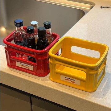 陶瓷水果盤零食擺放盤水果籃零食碗高顏廠家