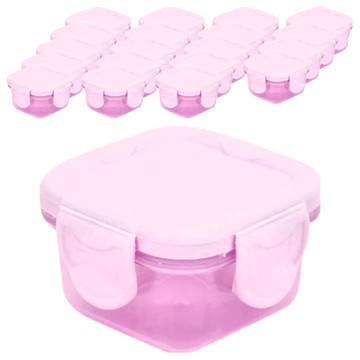 小麥購物 迷你保鮮盒 C088 紫色 25g  20個容器 + 20個蓋子  20個
