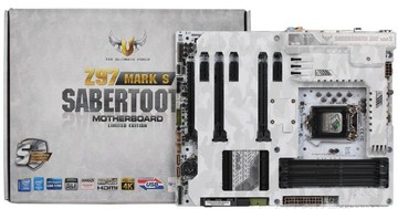{保固一年 可打統編}二手華碩劍齒虎 Z97 MARK S 1150主板支持i34150i54460i74790kcpu