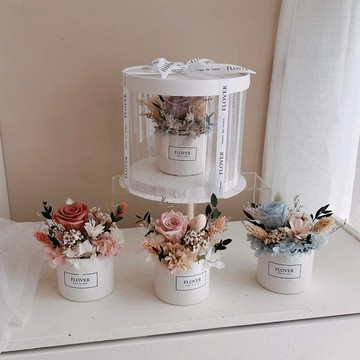 永生小圓盆花