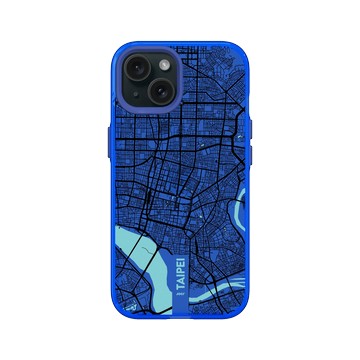 iPhone 15 Clear 激光藍 - JOCR - Taipei (Black Logo)