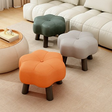 【可愛花朵凳】小板凳 矮凳 沙發凳 換鞋凳 兒童凳 家用凳子 入戶玄關凳 結實耐用 防滑加厚凳面 卡通可愛造型