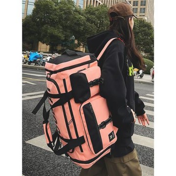 打工行李包女輕便超大容量手提袋短途旅行包雙肩男干濕分離健身包