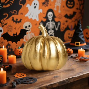 [Green party] 萬聖節復古南瓜擺件家居擺設樹脂工藝品客廳玄關裝飾用品