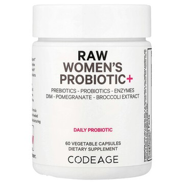 Codeage, 未加工女性益生菌+，60 粒素食膠囊