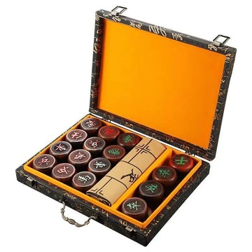 ♟️高檔實木象棋組｜紅花梨帶棋盤禮盒 🎁大號象棋 ✨送長輩首選 🌟高檔實木象棋 帶棋盤 象棋棋子帶禮盒 紅花梨象棋