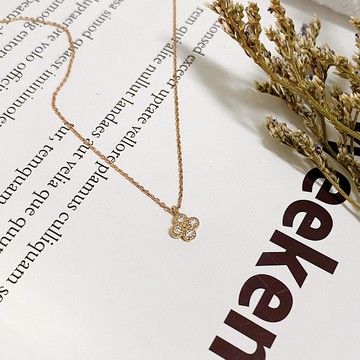 14K | 童年幸運草_項鍊