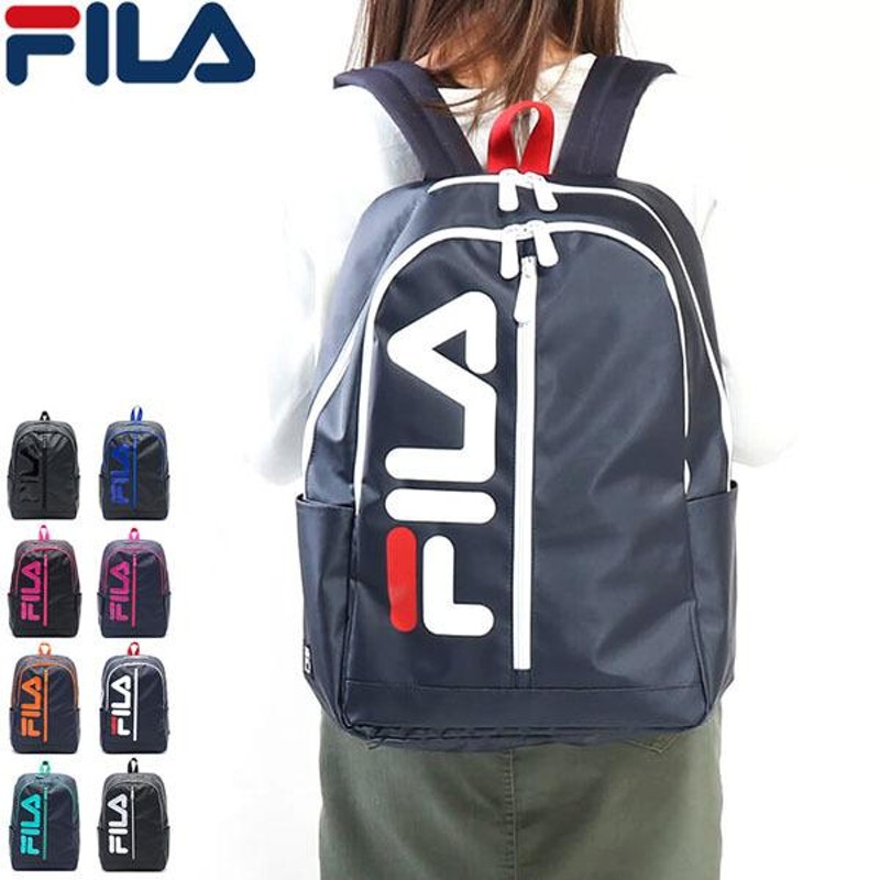 フィラ リュック レディース メンズ おしゃれ 通学 シンプル 黒 FILA