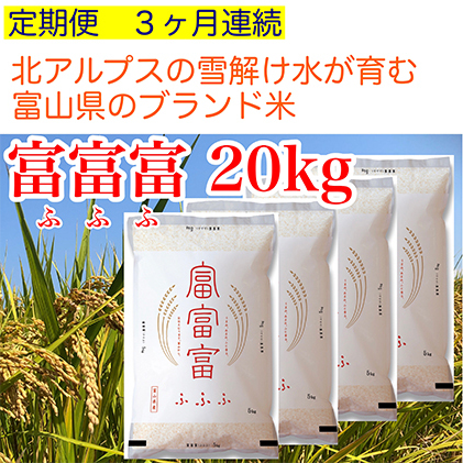 富山米「富富富」20kg（白米5kg×4袋）