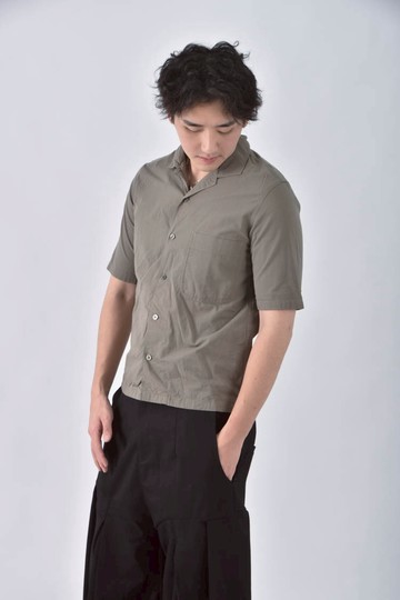 (XL) 【孟霖私服】uniqlo排扣短袖藍色襯衫上衣