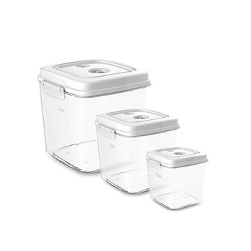 Lisscode｜真空保鮮機專用收納罐 大中小3入組