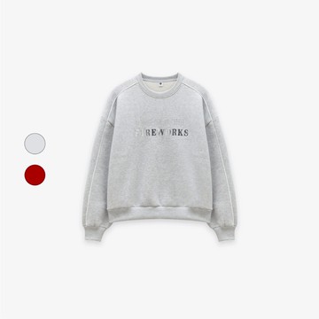 50% Fifty Percent｜美式銀色字母長袖上衣｜02582511002