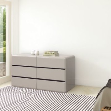 文創集 科蕭4尺六抽斗櫃-120x42x70cm免組