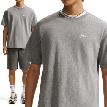 Nike As M Nsw Tee Club Max 短袖 男款 灰色 小logo FV0376-091