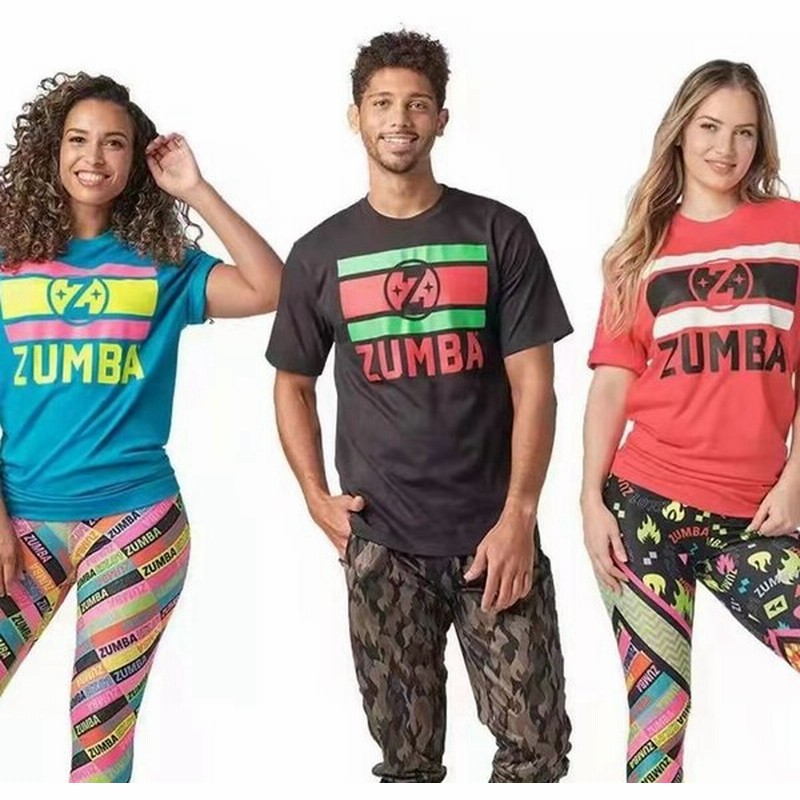 ズンバウェア新作 安い レディース メンズ zumbaウェア 半袖 ランニングウェア エアロビクス フィットネスウェア スポーツ トップスZB486  tシャツ ヨガウェア