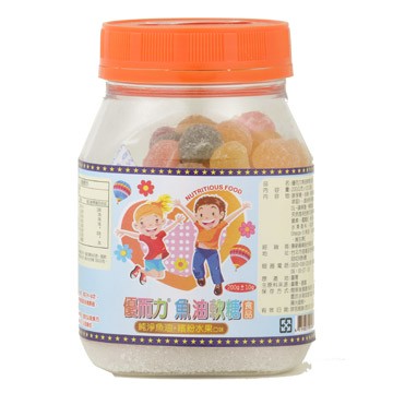 優而力魚油軟糖(200g/瓶)