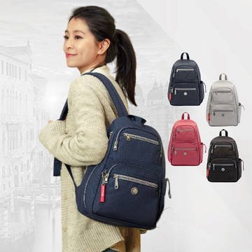 後背包 防盜錄防割雙肩包 透氣減壓背帶 平板收納袋 黑 藍 紅 灰