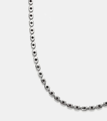 Shay Jewelry 18kt black gold (750/1000) necklace with diamonds
