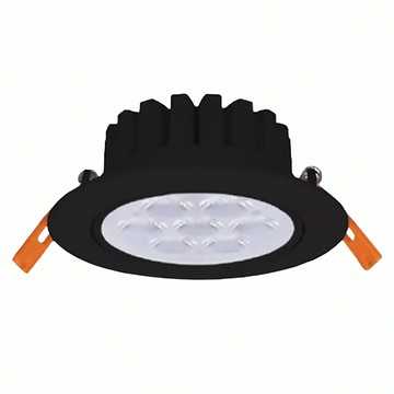 DANCELIGHT 舞光 歡笑崁燈 8W 6000K 白光 黑殼 9cm  1個