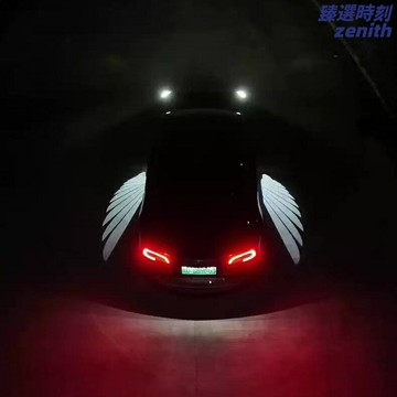 【天使之翼】特斯拉迎賓燈 車門燈 氛圍燈 改裝燈 投影燈 天使翅膀 無損安裝 增強版 適用於MODEL Y 個性酷炫
