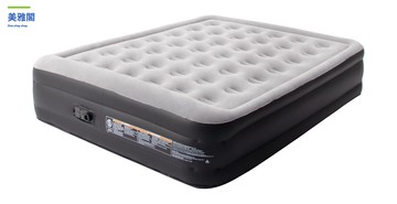 免運 定制 環保PVC植絨充氣高床 戶外露營居家內置枕頭充氣高床【MYG10251】