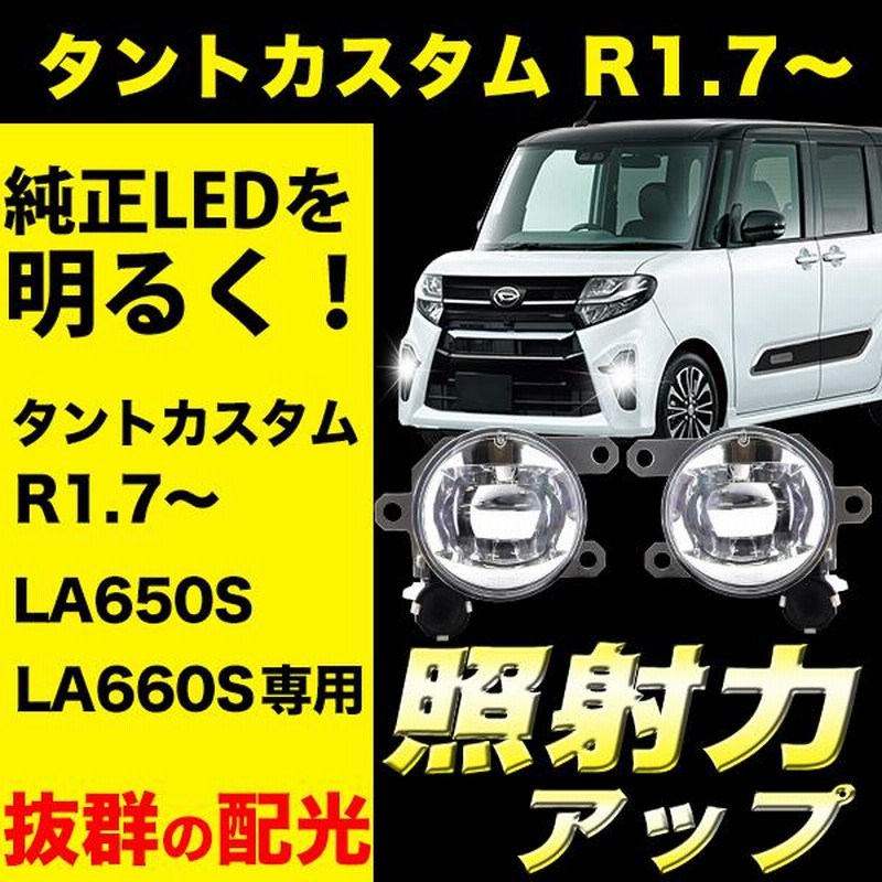 LA650S タントカスタム　ダイハツ純正LEDフォグランプキットLEDフォグランプキットです