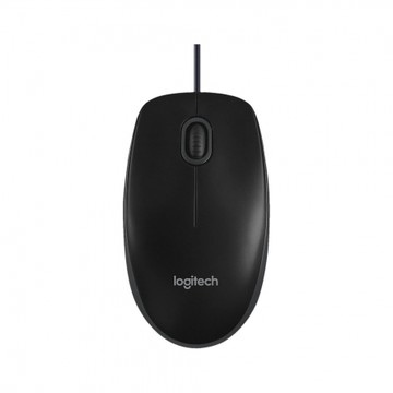 【 Logitech 羅技 】B100 有線 光學滑鼠 隨插即用
