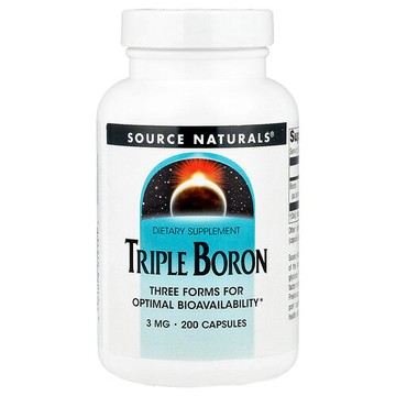 Source Naturals, 三硼，3 毫克，200 粒膠囊