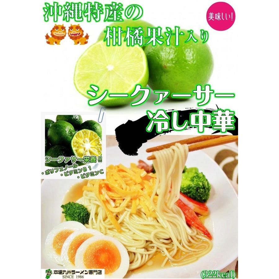 冷やし中華　お取り寄せ　特選冷し中華3種セット　胡麻だれ　中華醤だれ　シークヮーサー　各2食　計6人前　人気冷麺スープ詰め合せ　お試しグルメギフト