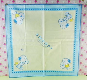 【震撼精品百貨】史奴比Peanuts Snoopy ~大方巾_黃藍