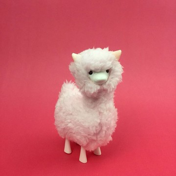 羊駝發條公仔 - 粉紅色