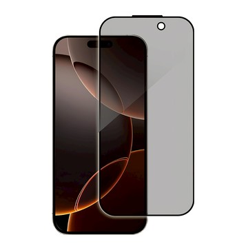 Timo 玻璃螢幕保護貼 附貼膜神器 黑邊防窺 滿版防窺 鋼化玻璃  iPhone 16 Pro Max  1個