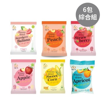 泰國Wel.B 冷凍乾燥果乾(綜合組6包入)水果凍乾 副食品 寶寶零食