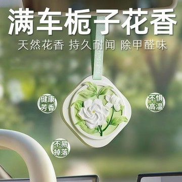 臺灣最低🍑梔子花車載專用香薰香片臥室內持久留香祛味男女生房間淡香氛OY