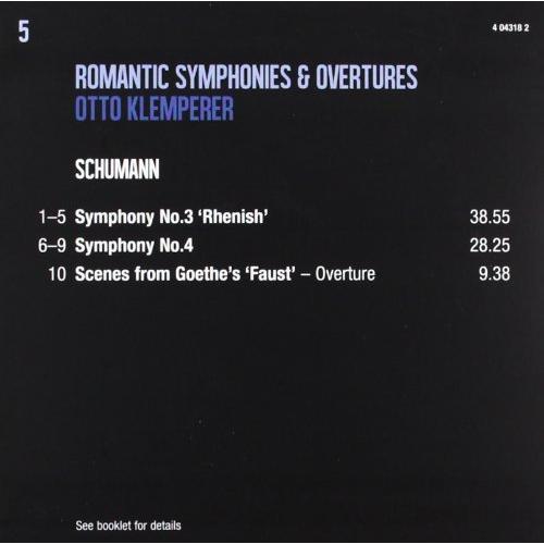 Otto Klemperer Romantic Symphonies Overtures