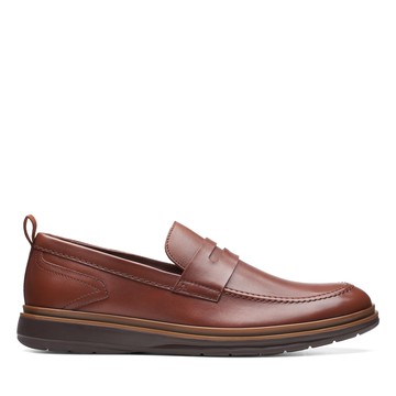 Clarks  型格出街 -Chantry Easy超輕量紳士套入便鞋(棕褐色) CLM74549C-男
