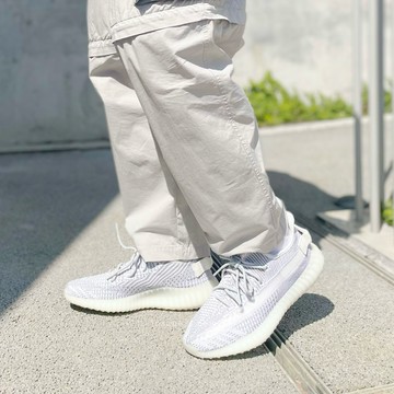 ADIDAS YEEZY BOOST 350 V2 STATIC 白天使 全白簍空鞋帶反光 EF2905