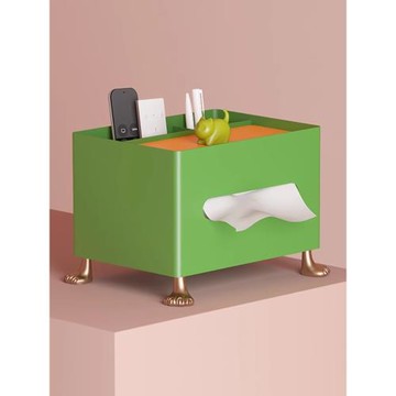 [空之喵喵]貓爪輕奢創意紙巾盒高檔抽紙盒多功能遙控器收納紙抽盒