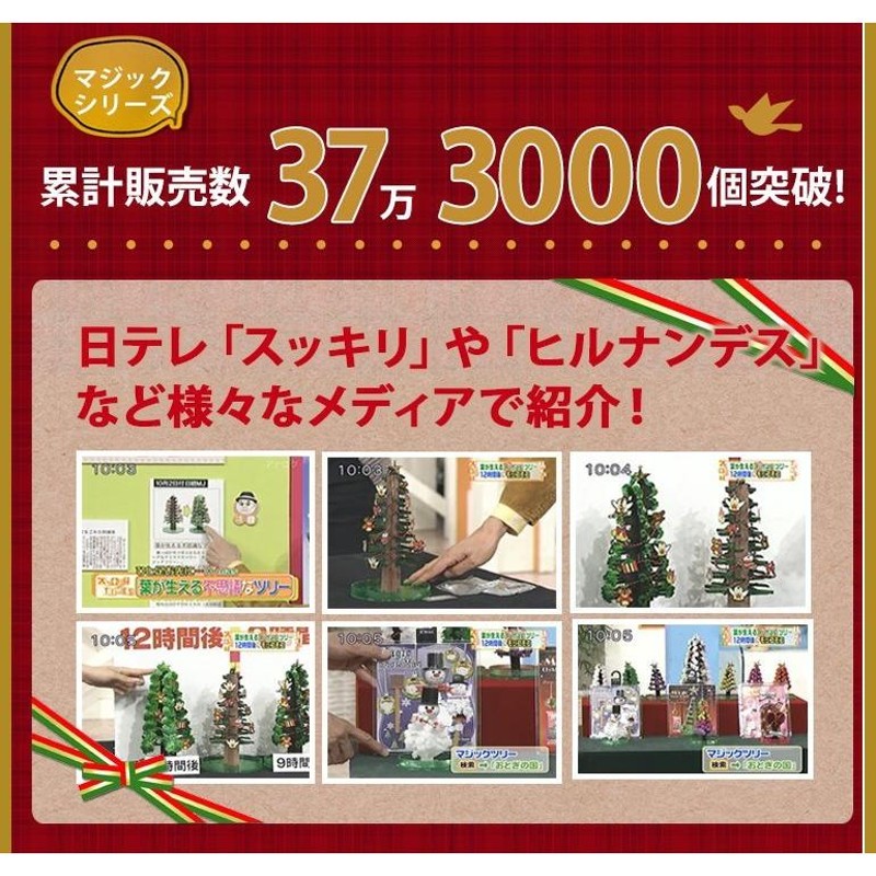 マジックツリー 12時間で育つ不思議なクリスマスツリー マジック