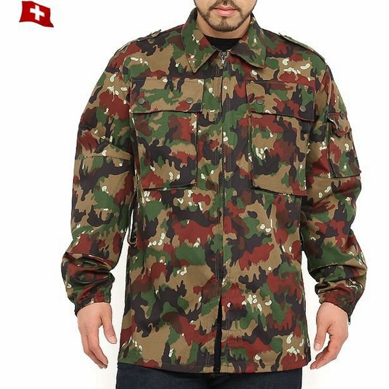 実物 新品 デッドストック スイス軍 M フィールドジャケット メンズ ミリタリージャケット アウター 軍モノ 軍服 迷彩服 春 クーポン対象外 T 通販 Lineポイント最大0 5 Get Lineショッピング