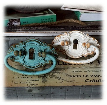 出口訂單 復古做舊厚重質感  抽屜 拉手 把手兩款可選 鄉村風格1入