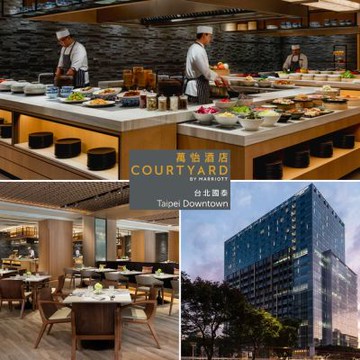 【台北國泰萬怡酒店】全日餐廳 MJ Kitchen假日自助午/晚餐單人券(2張組)