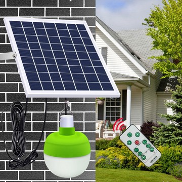 【新店鉅惠】太陽能燈家用led燈泡室內超亮客廳遙控臥室光控新農村庭院燈應急湊滿500元