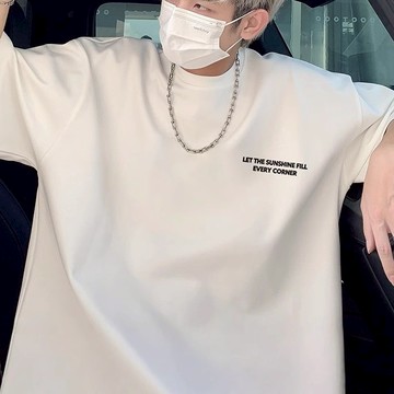 🔥現貨24H秒出🔥極簡字母短袖 復古短袖 好看短袖 極簡短袖 字母短袖 夏天短袖 美式短袖 短袖上衣 寬鬆上衣 好穿搭